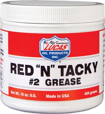Lucas Oil 10574 Red N Tacky #2 Grease - 1lb. Tub