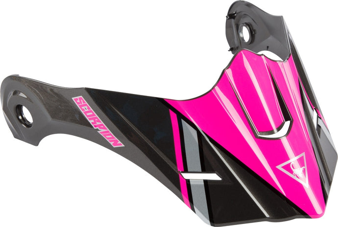 Scorpion Peak Visor for EXO-AT950 Helmets - Neocon Pink