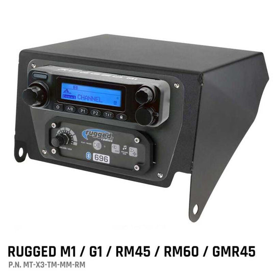 Rugged Radios MT-X3-TM-MM-RM RGD Can-AM Mounts