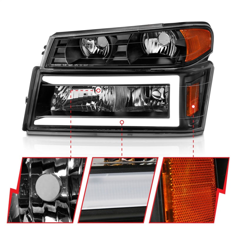 Load image into Gallery viewer, Anzo 111558 ANZ Crystal Headlights

