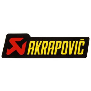 Akrapovic P-HST1AL General Replacement High-Temp Exhaust Sticker - 180mm L x 52mm H