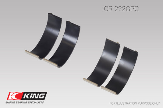 King Engine Bearings CR222GPC KING Connecting Rod Bearings