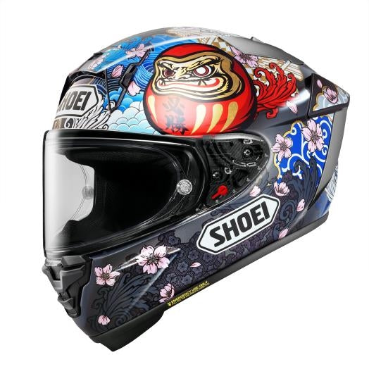 Load image into Gallery viewer, Shoei X-Fifteen Marquez Motegi 5 Helmet (Small, Red (TC-1))
