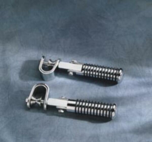 Drag Specialties DS-253300 Custom Footpegs - Clamp Mount