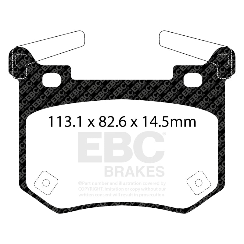 Load image into Gallery viewer, Ebc DP42357R EBC Yellowstuff Brake Pad Sets
