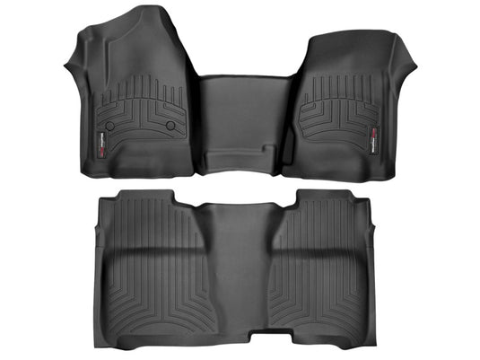 Weathertech 445431-445422 WT FloorLiner - Rear - Blk