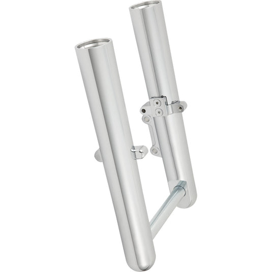 Arlen Ness 40-533 Hot Legs Single Disc Fork Leg Set - Smooth - Chrome