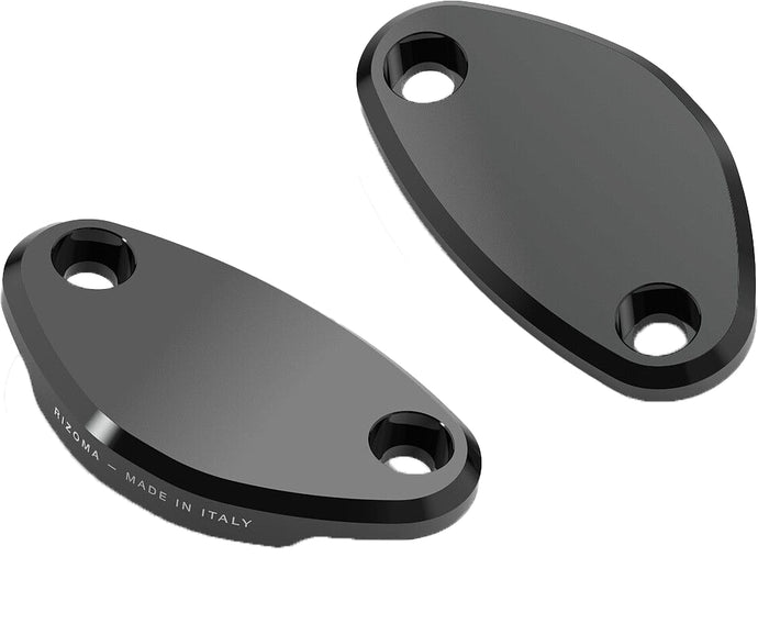 Rizoma BS533B Mirror Block Off Plates
