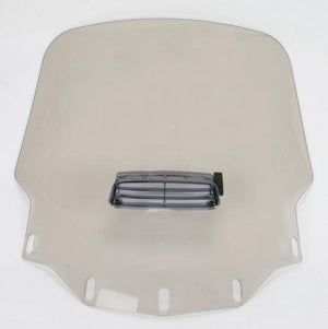 Memphis Shades Gold Wing Windshield with Vent Hole - Tall - Clear Clear