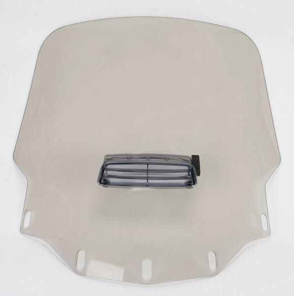 Memphis Shades Gold Wing Windshield with Vent Hole - Tall - Clear Clear