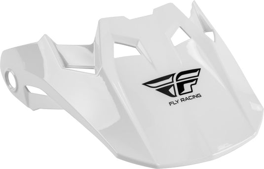 Fly Racing Visor for Formula Helmets - Gloss White - XL to 2X