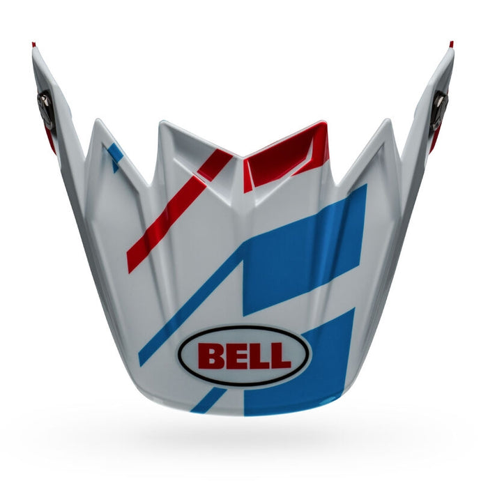 Bell Helmets Visor for Moto-9S Flex Banshee Helmets - Gloss White/Red