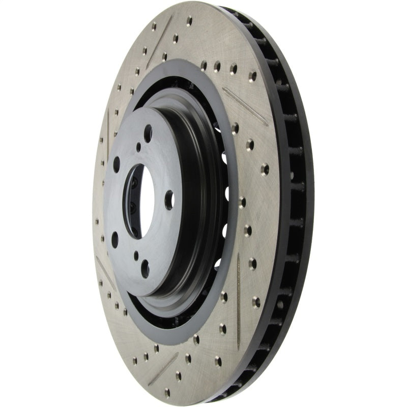 Load image into Gallery viewer, Stoptech 127.44158R ST Slot &amp; Drill Brake Rotors
