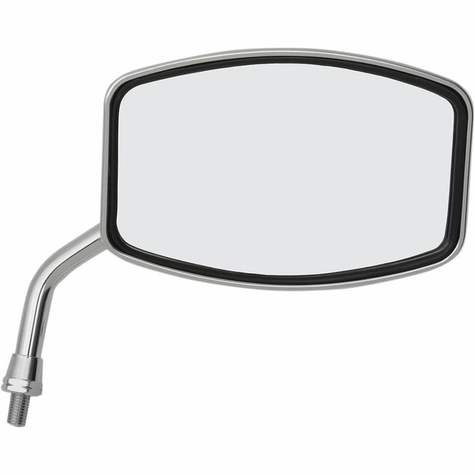Emgo 20-42462 Big One Cruiser Mirror - 4.25in. H x 6.25in. W, 10mm Thread