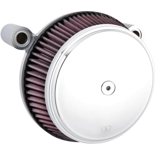 Arlen Ness 18-307 Big Sucker Stage I Air Filter Kit - Smooth - Chrome