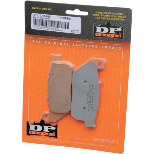 Dp Brakes SDP607HH Standard Sintered Metal Brake Pads - Jaybrake Two-Piston/Jaybrake Four-Piston (Early Style)