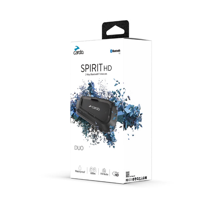 Cardo Spirit HD Bluetooth Communication - Duo
