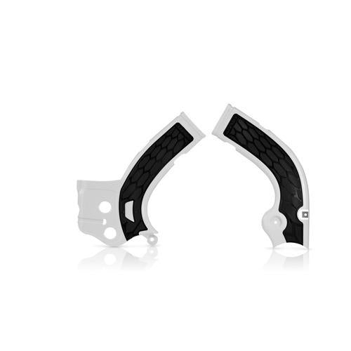 Acerbis 2374261035 X-Grip Frame Guards - White/Black