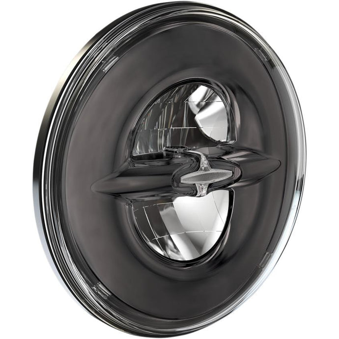 Drag Specialties 2001-1787 Premium 7in. Reflector Style Led Head Lamp - Dark Chrome
