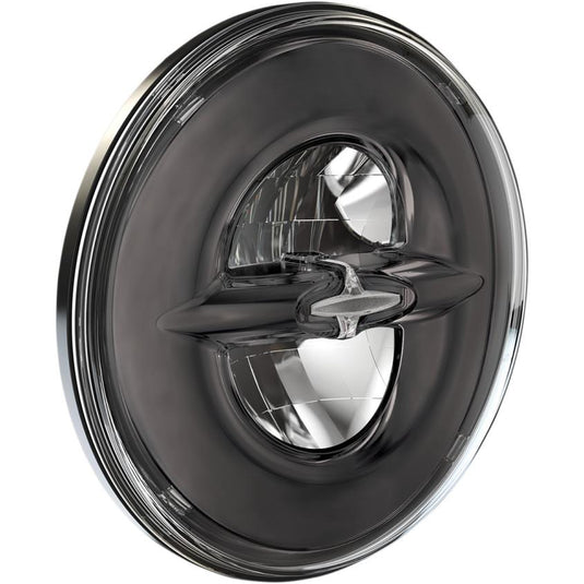 Drag Specialties 2001-1787 Premium 7in. Reflector Style Led Head Lamp - Dark Chrome