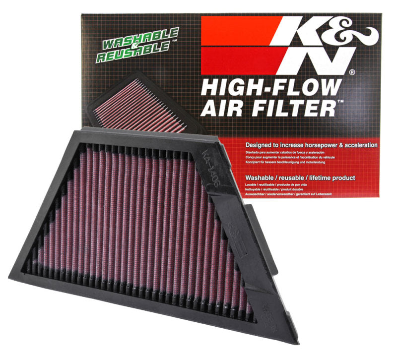 Load image into Gallery viewer, K&amp;N Engineering KA-1406 KN Motorcycle Direct Fit Air Filters
