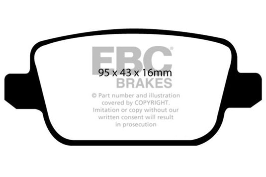Ebc DP61933 EBC Greenstuff Brake Pad Sets