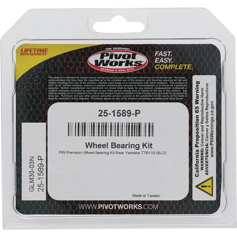 Load image into Gallery viewer, Pivot Works 25-1589-P PIV Wheel Bearing Kit
