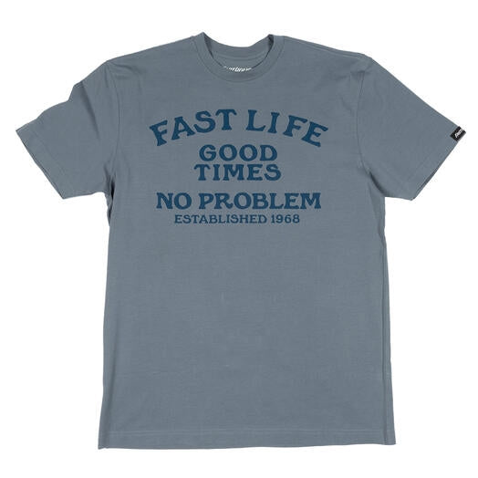 Load image into Gallery viewer, Fasthouse No Problem SS T-Shirt (Small, Denim)
