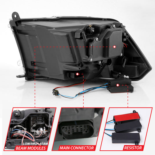 Anzo 111465 ANZ LED/Projector Headlights