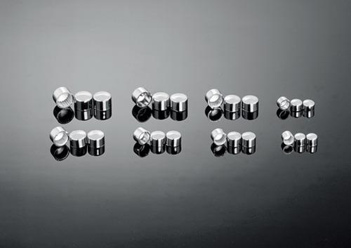Highway Hawk HH-03-325 Bolt Covers - Hex Bolts - M5 - Chrome