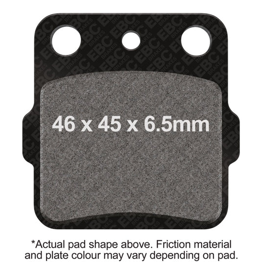 Ebc Powersports FA84/3R EBC R Sintered Brake Pads