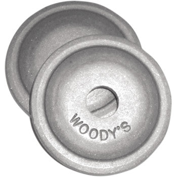 Woodys AWA-3700 Round Digger Aluminum Support Plates - 7mm - Natural (24pk.)