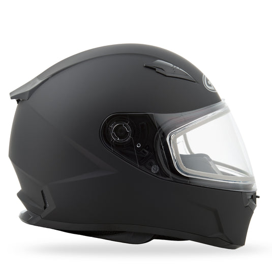 G-Max FF49 Snow Helmet (Large, Flat Black)