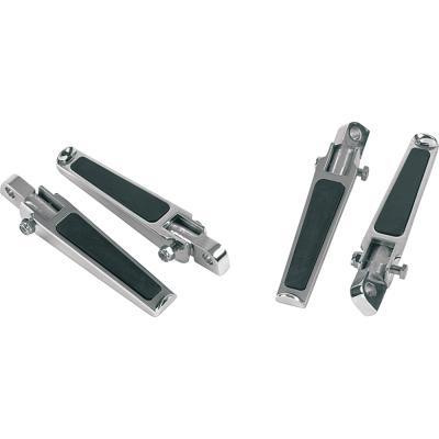Drag Specialties 1904-6453 Straight Male Mount for Footpegs with Rubber Inlay