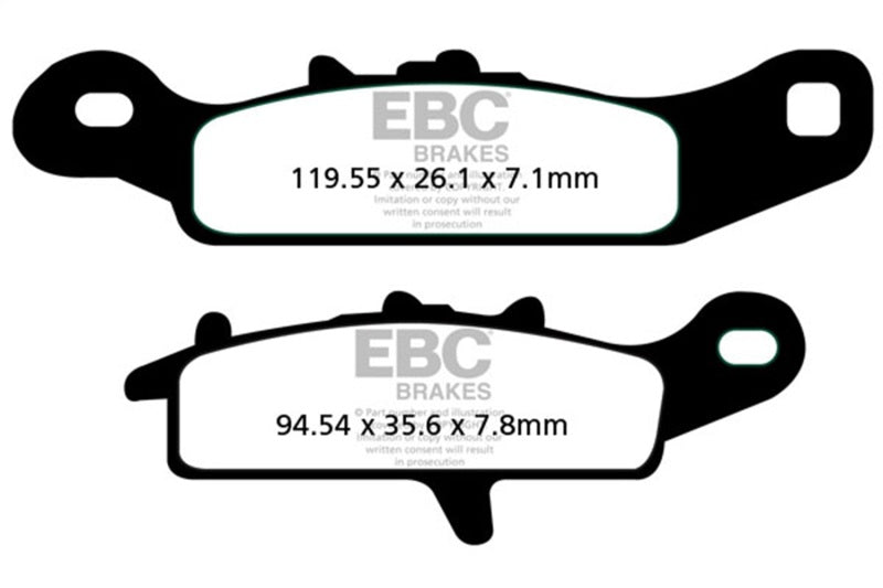 Load image into Gallery viewer, Ebc Powersports FA342SV EBC SV Brake Pads
