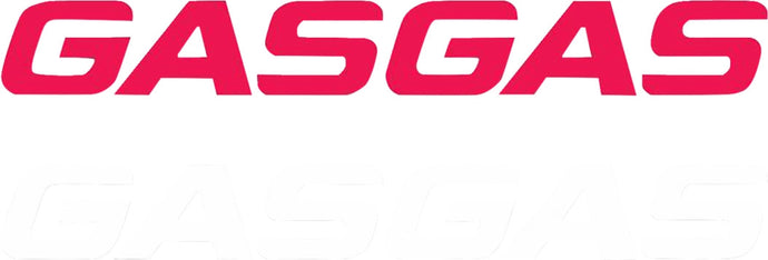 Factory Effex 28-94702 Die-Cut Logo Decal - 1ft. - Gas Gas Red