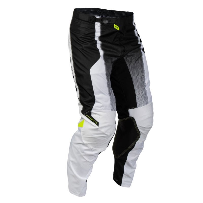 Load image into Gallery viewer, Fly Racing Kinetic Fade Pants (32, Black/White/Hi-Vis)
