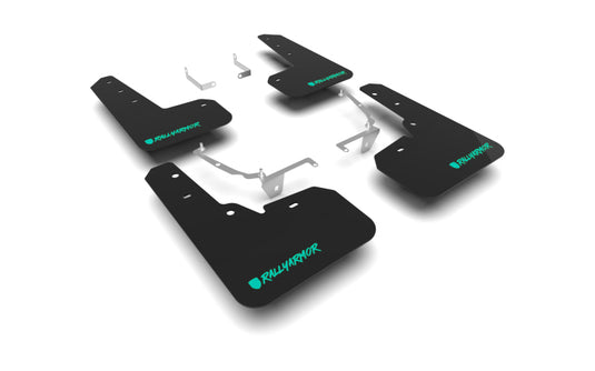 Rally Armor MF26-UR-BLK/TL-X RAL UR Blk Flap/Teal Logo