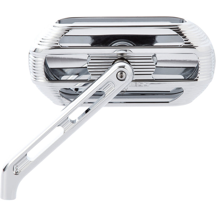 Arlen Ness 510-001 Caged Series Sidekick Mirror - Left - Chrome