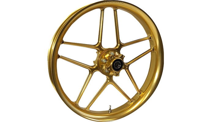 Rc Components 930-140G-FA Laguna Aluminium Front Wheel - Dual Disc - Gold - 19in. x 3in.