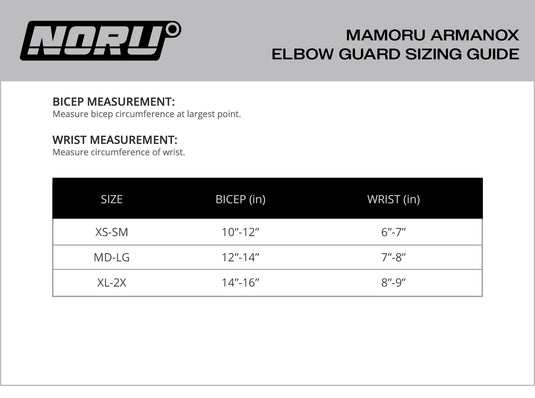 Noru Mamoru Armanox Elbow Guards