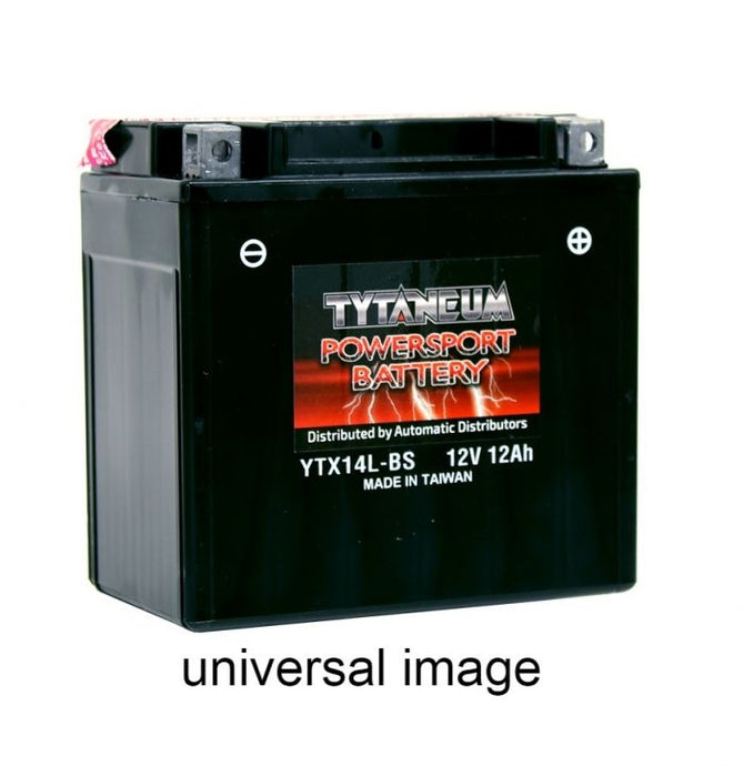 Tytaneum YTX14H-BS Maintenance Free High Performance Battery with Acid Pack - YTX14H
