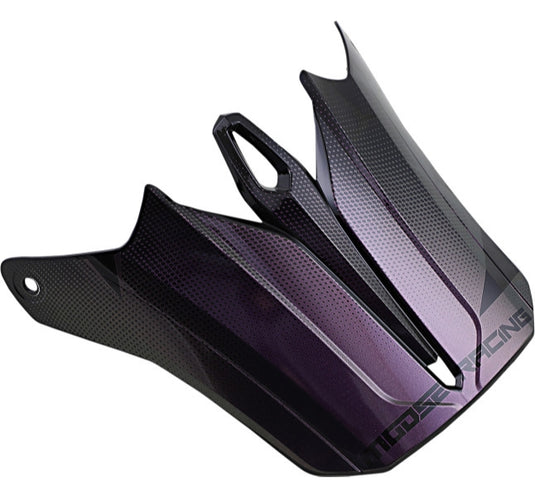 Moose Racing Visor for F.I. Helmets - Agroid Black/ Iridescent