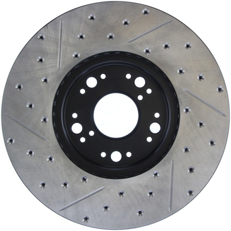 Load image into Gallery viewer, Stoptech 127.44083L ST Slot &amp; Drill Brake Rotors
