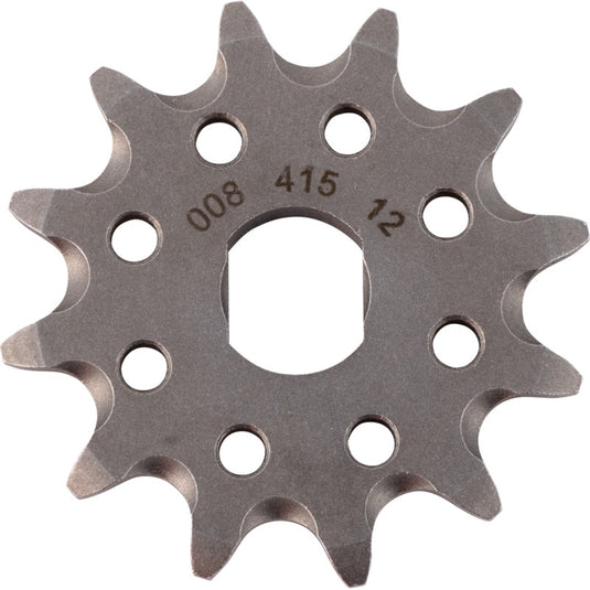 Moto-Master 610081112 Steel Front Sprocket - 12T (Natural)