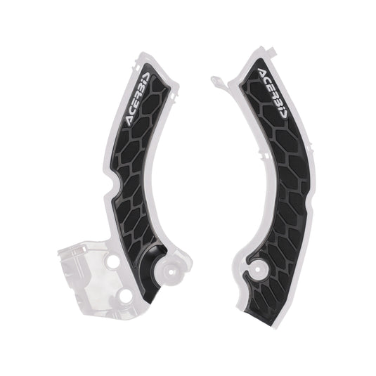 Acerbis 2986701035 X-Grip Frame Protectors - White/Black