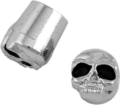 Harddrive 99-6205 Valve Stem Cap - Chrome Skull for Metal Stem