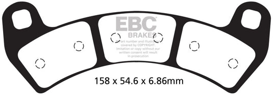 Ebc Powersports SXR680HH EBC SXR Brake Pads