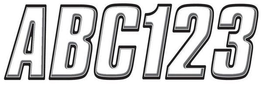 Hardline WHBLK800 Series 800 Registration Kit - White/Black with Bevel Outline
