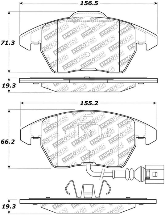 Stoptech 305.11070 ST Street Brake Pads